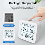 Tuya WIFI Temperature and Humidity Sensor Hygrometer Thermometer with/No LCD Display Indoor Support Alexa Google Assistant