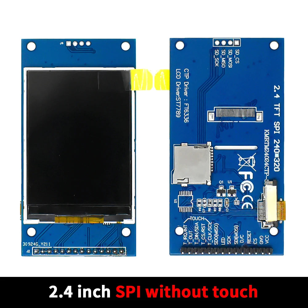 New 2.4 inch capacitive touch screen module IPS HD SPI serial LCD capacitive screen ST7789 driver