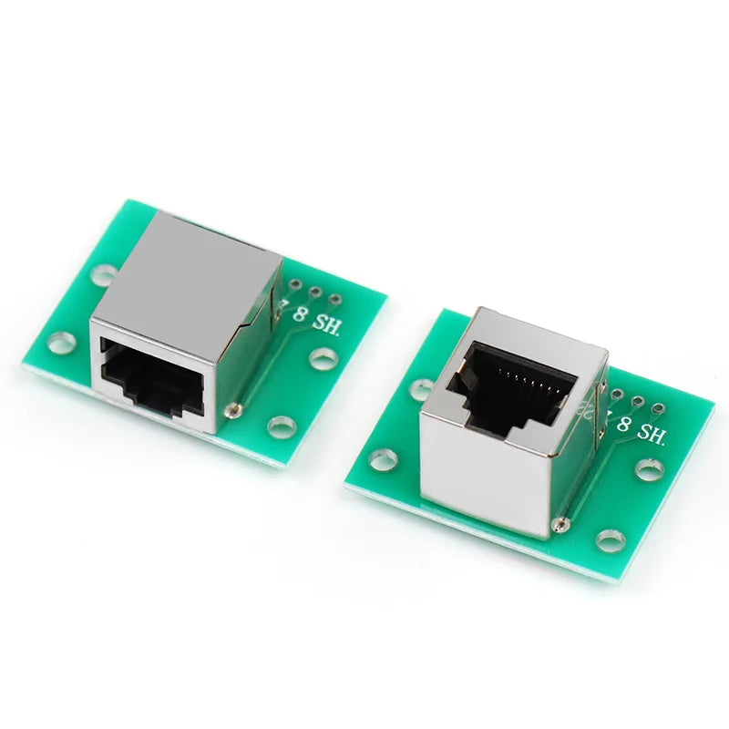 RJ45 Adapter Board To XH2.54 Modular Ethernet Connector Adapter Network Interface + Breakout Board + Pin Header Switch to beta