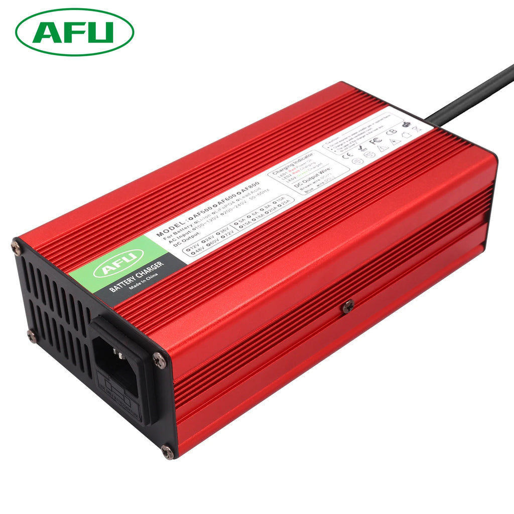 AFU 84V 5A Lithium Battery Charger For 72V 74V 20S Li-Ion Lipo Battery Pack Smart Charger