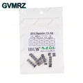 0201 0402 0603 0805 1206 1% 5% SMD Resistor Assorted Kit 1R-1M 10K 100K 1K 100R Resistance Set DIY