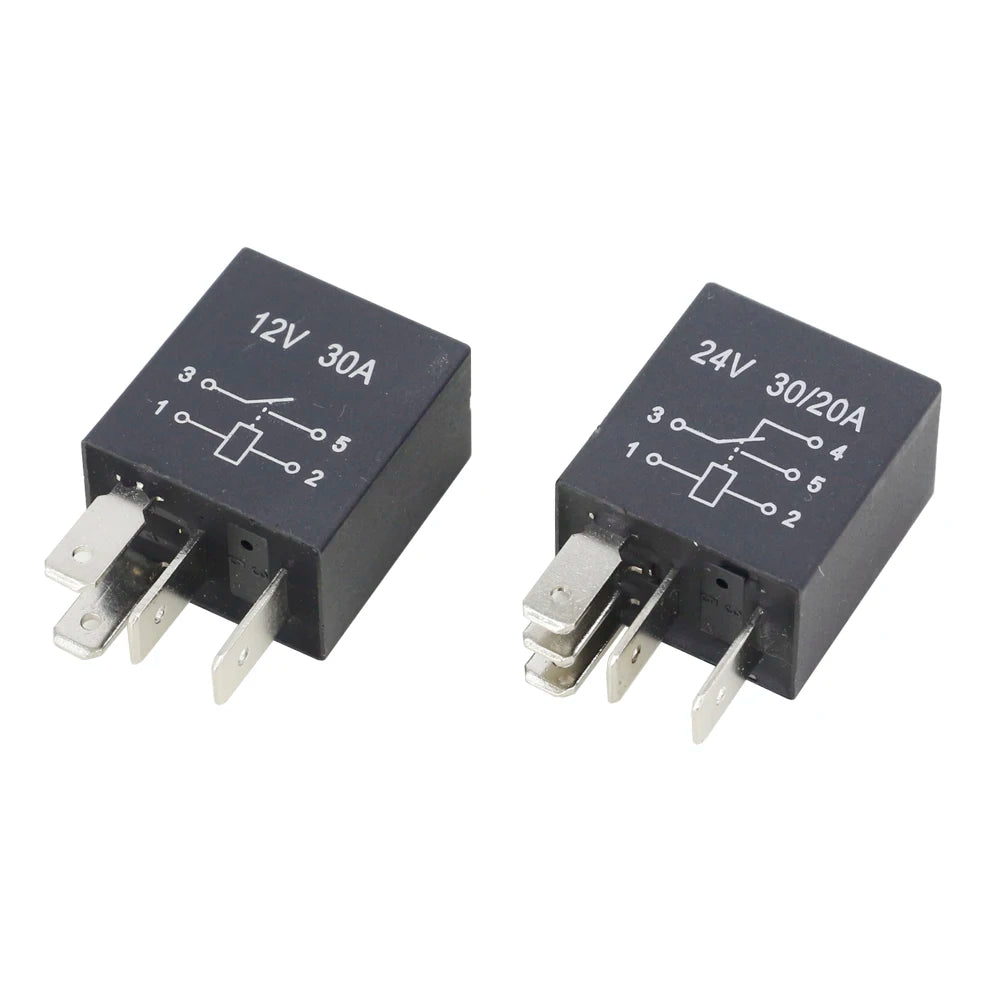 1 PC 4 Pin/5 Pin 30A 12V/24V Violet Series 4-pin/5-pin Automotive Relay