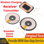 5pcs Wireless Charger Transmitter Receiver Coil Qi Standard Wireless Charging Transmitting Receiving DIY PCB Transmit Coil