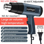 2000W Hot Air Gun Professional Electric Adjustable Temperature-controlled Building Hair Dryer Soldering Tools Heat Gun for Car