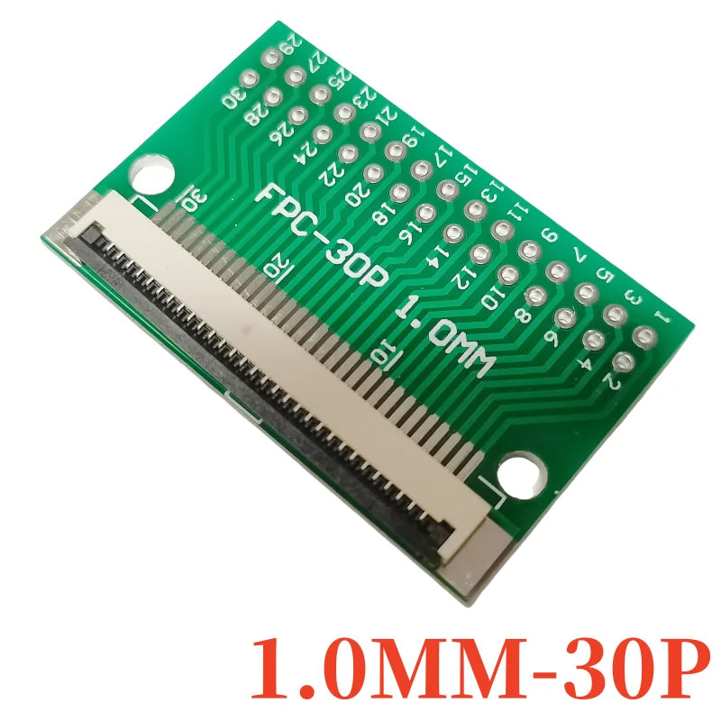 FPC FFC Flexible Cable Adapter Board 1.0mm Pitch Connector SMT to 2.54mm 4/5/6/7/8/9/10/12/14/15/16/18/20/22/24/26/28/30/32/40P