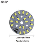 1Pcs USB Plug DC5V LED Light Source SMD5730 LED Light Beads Ring Chip with Black 1.5M Switch Cable 5W 10W 12W White /Warm Light.