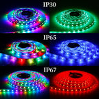 WS2812B Smart Led Strip WS2812 30/60/144Pixels/m RGB Individually Addressable Light USB Bluetooth Music Controller Kit DC5V