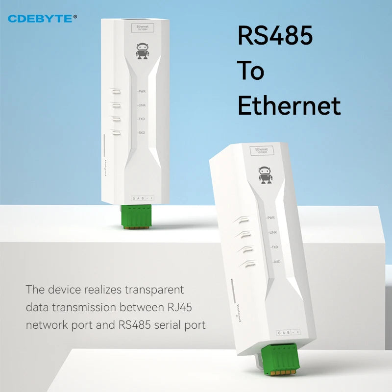 Serial to Ethernet Serial Server RS485 ModBus Gateway CDEBYTE NE2-D11P Signal Isolation 2-Way Socket Link Standard MQTT