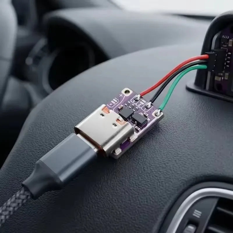 1/5/10PCS PD3.0 PD3.1 QC3.0 Trigger Module Type-C 5-48V 5A Fast Charging Decoy for Power Delivery DIY Projects Accessories