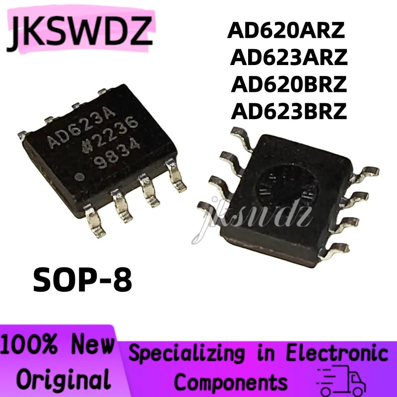5pcs 100% new AD620A AD620B AD623A AD623B AD620ARZ AD620BRZ AD623ARZ AD623BRZ SOP-8
