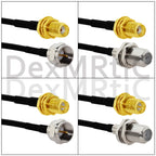 1pc SMA RF/RP Male/Female to F Plug Jack Pigtail Cable RG174 20cm/30cm/50cm NEW SMA to F RF Coax Adapter