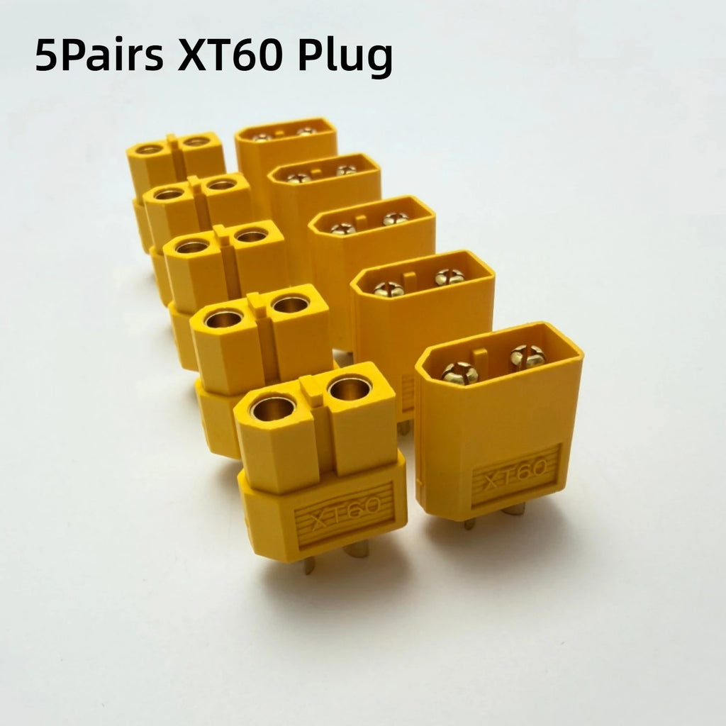 XT60 Male Female Bullet Connectors Plug Adapter With 14AWG 100mm Silicon Wire XT-60 Male Female Connector For RC Lipo Battery