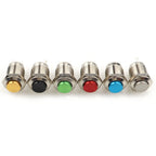 12mm Metal Button Switch Waterproof 1NO 3A High Head Momentary Suitable for Doorbells Car Start Horns Computer Automatic Reset