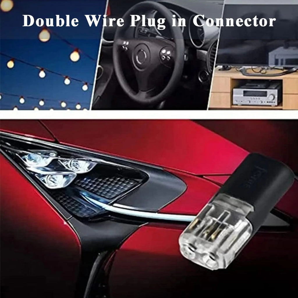 Waterproof Plug Wire Connector 2 Pin Way Cable Plug Car Electric Wire Snap Connectors Strip Terminal Connection Replacement Tool
