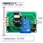 1PCS YYUPS-2 DC/AC 5/12/24/220V power automatic switch / main standby dual power transfer switch relay module
