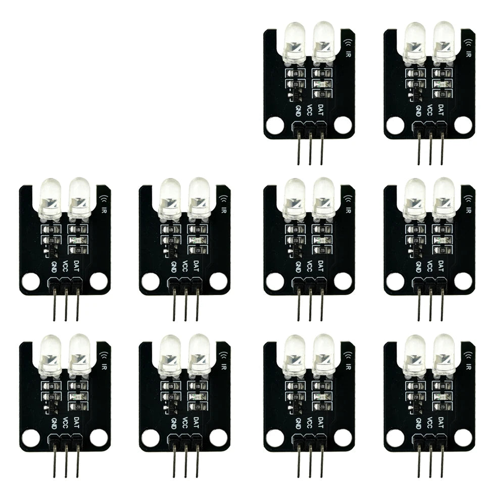 1-100PCS 5V 2-Way IR Infrared Bidirectional Transmitter Module for Infrared Communication Remote Control for Arduino