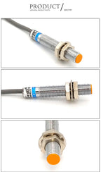 LJ8A3 Inductive Proximity Switch Sensor Switch M8 1mm 2mm NPN PNP 6-36V Open Close NO NC BX/BY/AX/AY/EX/DX/EZ/DZ Metal Switch