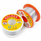 500G/100G/50G CF-10 Solder Wire Tin 0.5/0.6/0.8/1.0/1.2/1.5/2.0mm Roll Clean Rosin Welding Core Soldering Wire Flux Reel Tube