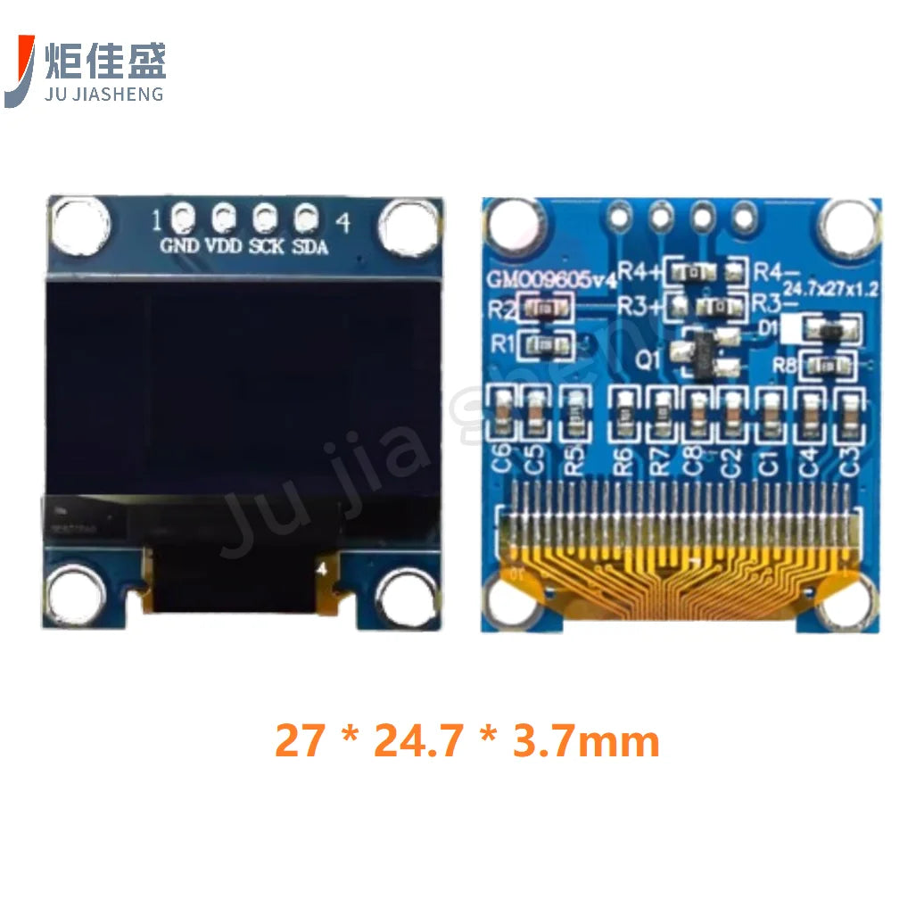 0.96" Inch OLED Display Screen Module I2C IIC 128x64 SSD1315 1306 3.3V-5V Blue/blue Yellow/White for Arduino ESP32 ESP8266