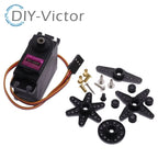 MG995 MG996R Rubber gears Servmotor 180 360 Hoge Snelheid Analoge Servo Motor Voor Model Vliegtuig Rc Auto boot Arduino