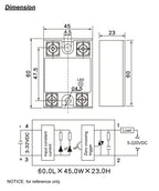 DC to DC Voltage Control Single Phase Solid State Relay 5V 12 Volt 30 Amp Power Supply SSR 220V Load 10A 25A 40A 60A 80A 100A
