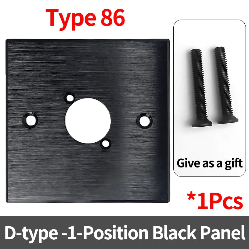 D-Type Panel Mount RJ45 Ethernet Socket – Shielded CAT5e / CAT6 Network Jack with Metal Housing for Industrial Enclosure