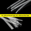 3-10M Super Thin Clear Heat Shrink Tube 2:1 1-20mm Flexible Transparent Earphone Sleeve Wire Wrap Sheath Insulation Protector