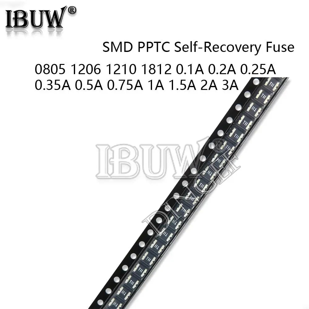 20PCS 0603 0805 1206 1210 1812 0.1A 0.2A 0.25A 0.35A 0.5A 0.75A 1A 1.5A 2A 3A PPTC Self-Recovery Fuse SMD FUSE Resettable SMD