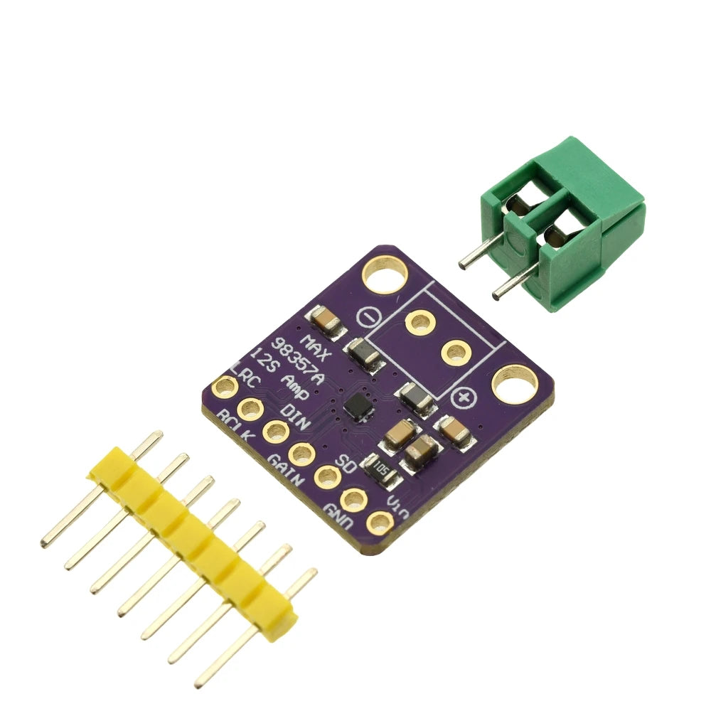 1-10PCS MAX98357A I2S Audio Amplifier Module 3W Class D Digital Power Amplifier Board Filterless DAC Decoder for ESP32 Arduino