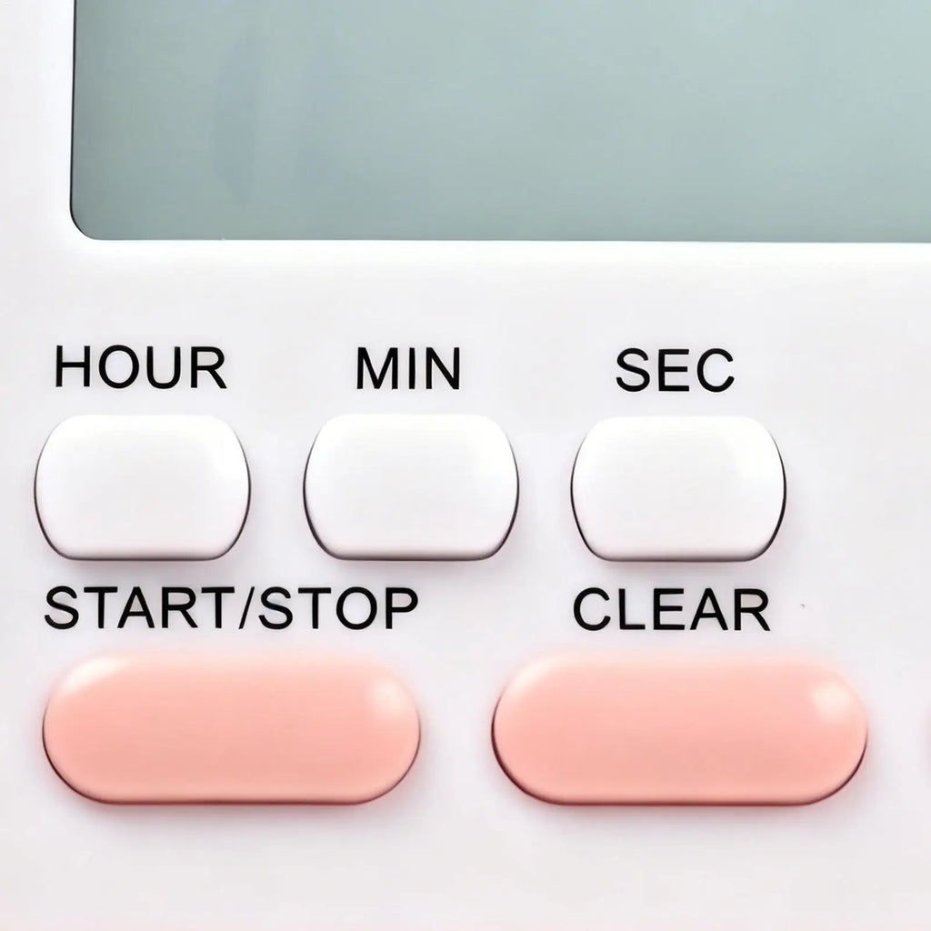Silent Digital Timer for Study & Classroom, Multi-Purpose Countdown Clock for Students, Grilling, Baking  No Ticking Noise