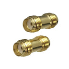 1pcs ConnSMA RP-SMA Adapter Set SMA Male/Female to RP-SMA Male/Female RF Coaxial Connector Brass 50 Ohm for WiFi Router