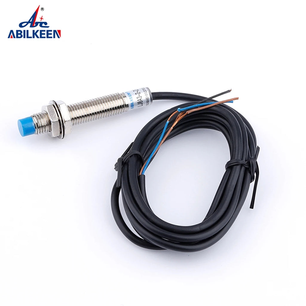 LJ8A3-1-Z/LJ8A3-2-Z M8 Metal Proximity Sensor Switch 1/2mm Sensing Distance NO/NC Inductive Proximity Switch NPN/PNP Output