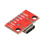TYPE-C female connector test board, USB3.1 16P to 2.54, high-current power adapter board module