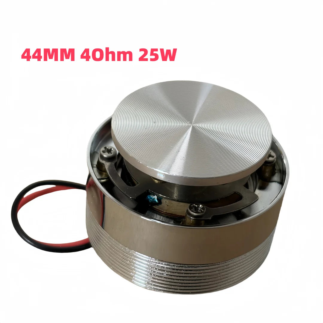 50MM 25W Vibration Speaker 4/8 Ohm  DIY Bass Resonance Aluminum Speaker System for Tabletop Audio High Power Sound Transducer