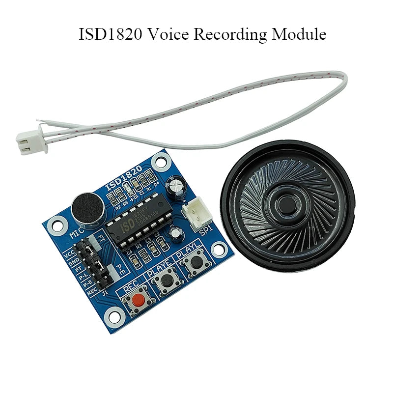ISD1820 DC5V Voice Recording Recorder Module With Mic Sound Audio Loudspeaker