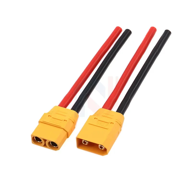 Xt90 Male and Female Connector Aircraft Model Lithium Battery Connector Xt90s Electrical Adjustment Gold-Plated Cable Plug