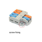 10/50pcs Quick Wire Connector Universal Compact Wiring Splicing Conector  Electrical Push In Lighting Terminal Block Connector