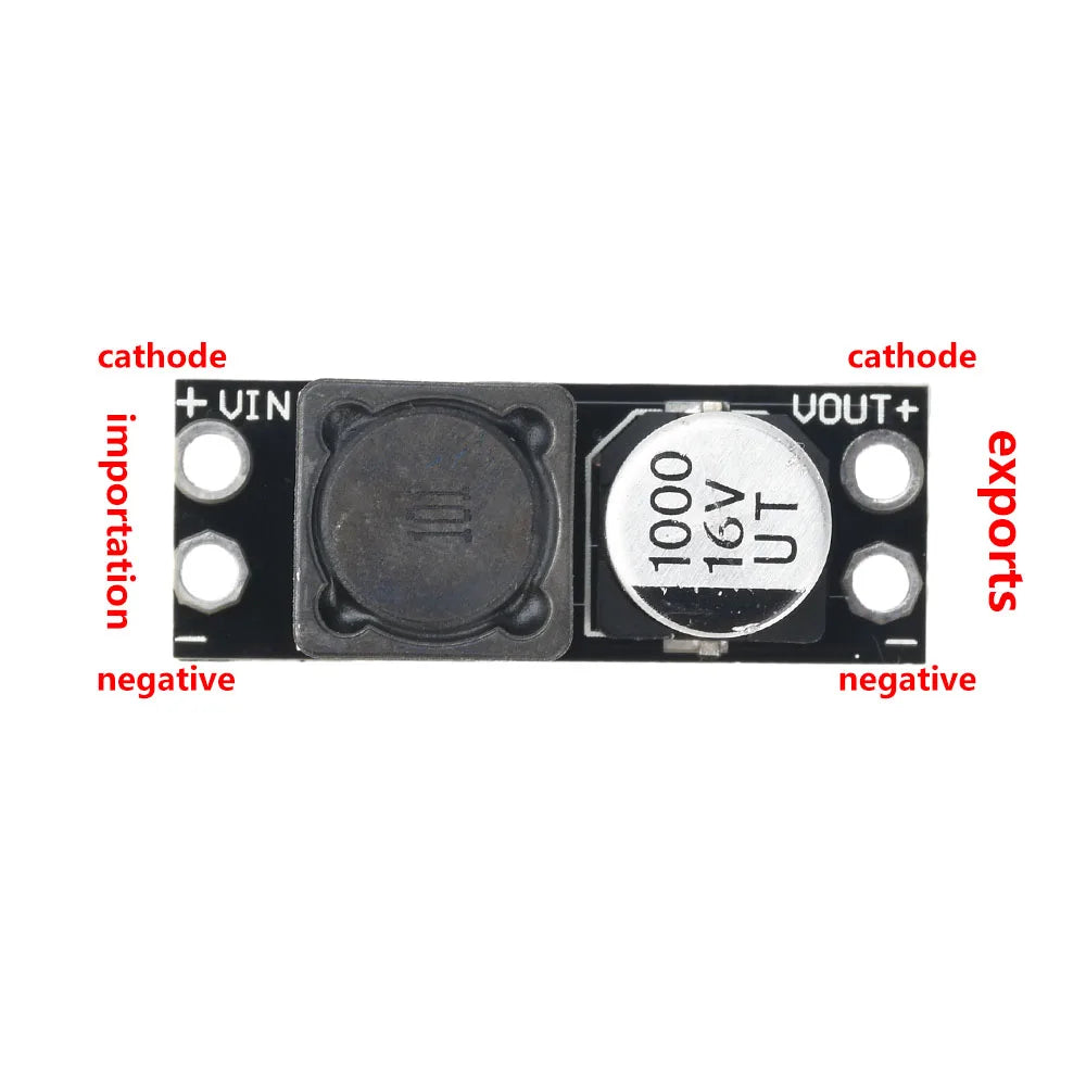 DC 16V 2A LC Power Filter Module Anti-Interference Noise Suppressor for Video/Signal Transmission Eliminates Ripple & EMI