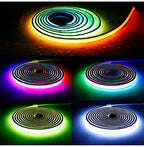 WS2811 FCOB RGBIC Neon LED Strip 720Leds/m Addressable Smart Dream Color Flexible COB LED Light IP68 Waterproof DC12V/24V