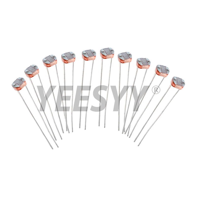 50PCS/lot LDR Photo Light Sensitive Resistor Photoelectric Photoresistor 5528 GL5528 5537 5506 5516 5539 5549 For Arduino
