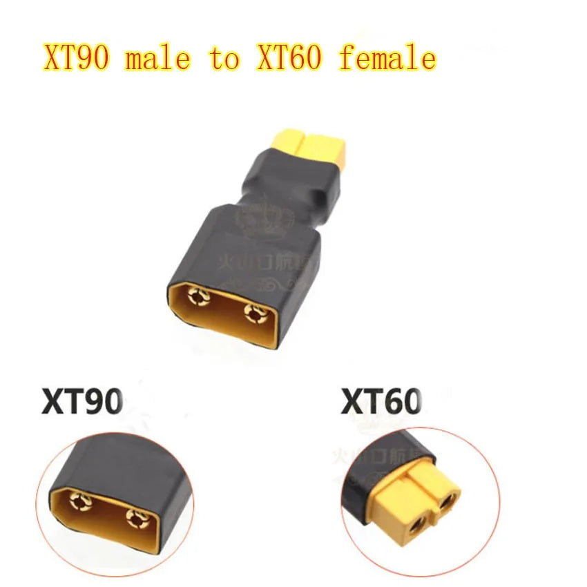1/5/10PCS XT60 M/F To XT90 Male / Female and T-Plug Male/Female To XT90 Male/Female Connector Conversion Adapter for RC Battery