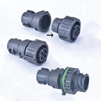 2 set 7 pin 1.5 mm BU-STE KPL CIRCULAR DIN HOUSINGS Male or Female Connector 968421-1 967650-1 1718230-1 with cable Sheath
