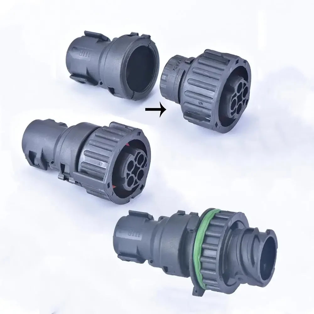 2 set 7 pin 1.5 mm BU-STE KPL CIRCULAR DIN HOUSINGS Male or Female Connector 968421-1 967650-1 1718230-1 with cable Sheath