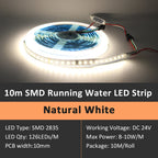 WS2811 Horse Race Running Water Led Strip 24V COB 360LEDs/M SMD 120LEDs/M Touch Controller Sync Controller 1to4 1to8 Sequential