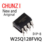 2Pcs New and Original W25Q128 25Q128FVIQ DIP-8 W25Q128FVIQ