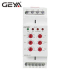 GEYA GRV8-10 36mm Width 3 Phase Voltage Monitoring Relay with Reset Time 0.1s-10s Voltage Relay