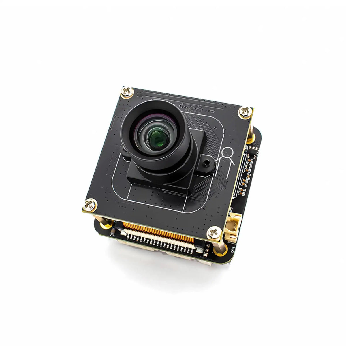 5MP 60FPS Global Shutter IP Camera Module IMX568 1/1.8" CMOS 2488*2048 Board High Speed Capture RTSP Onvif For Machine Vision