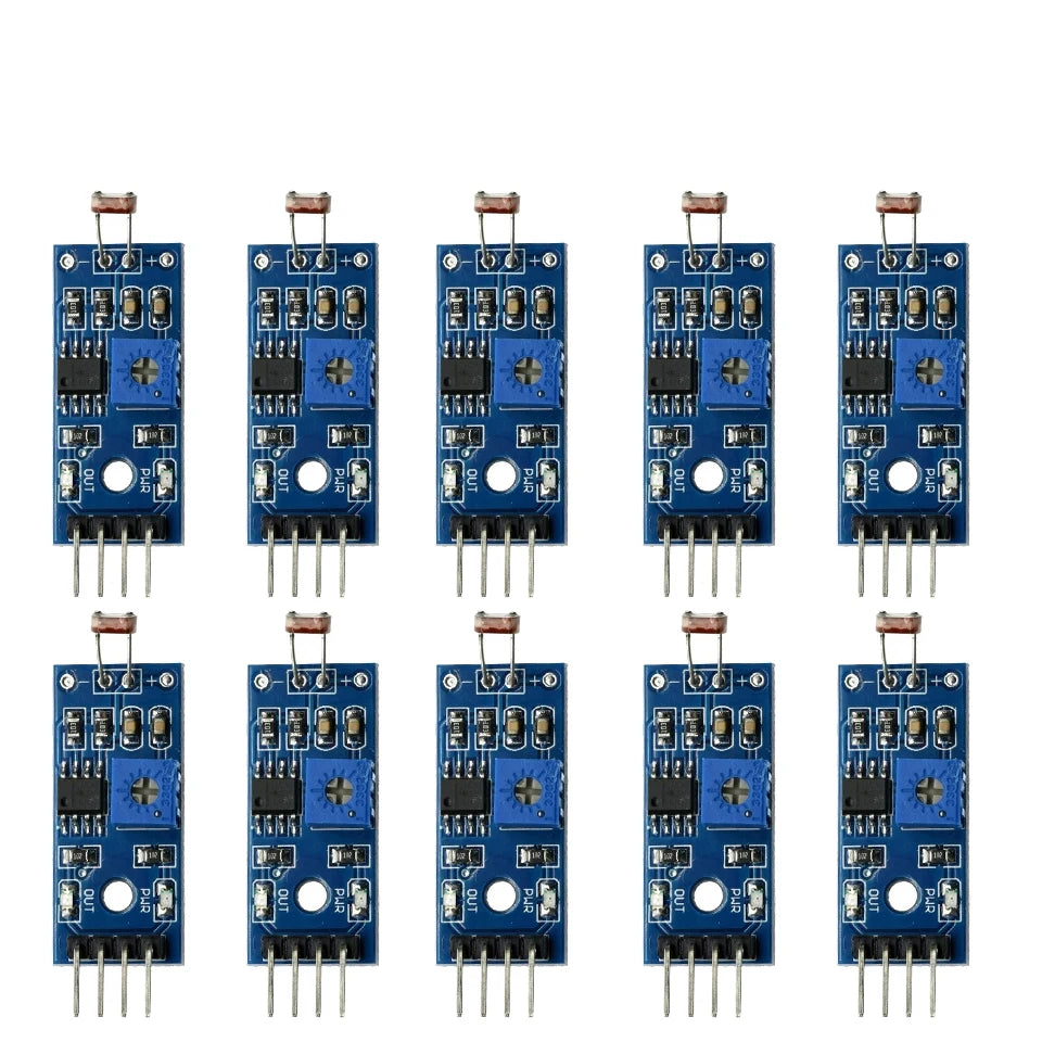 1-10pcs Photoresistor Resistance Modules Digital Light Intensity Detection Sensor Module 3Pin 4Pin For Arduino UNO