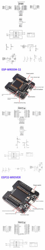 ESP32 ESP8266 Test Fixture Burner, Downloader Programmer for ESP-32 ESP-12F/12S/07S Modules