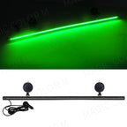 96 LED Strobe Lights For Emergency Flash Warning Lamp Windshield Bar 3030 Beads Red Blue Amber White Green Car Light Assembly